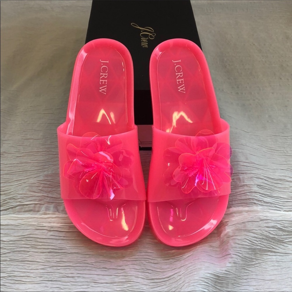 J.Crew pool slides